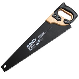 SHIND 18-Inch Professional Hand Saw with High Carbon Steel Blade, Ergonomic Non-Slip Handle for Woodworking, Cutting Wood, Plastic, and Drywall - Durable & Lightweight for Precision Cuts