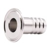 Beduan 1.5" Tri Clamp to 3/4" Barb Fitting Stainless Sanitary