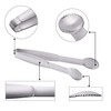 HINMAY Mini Tongs 5-3/4 Inch Stainless Steel Small Serving Tongs,