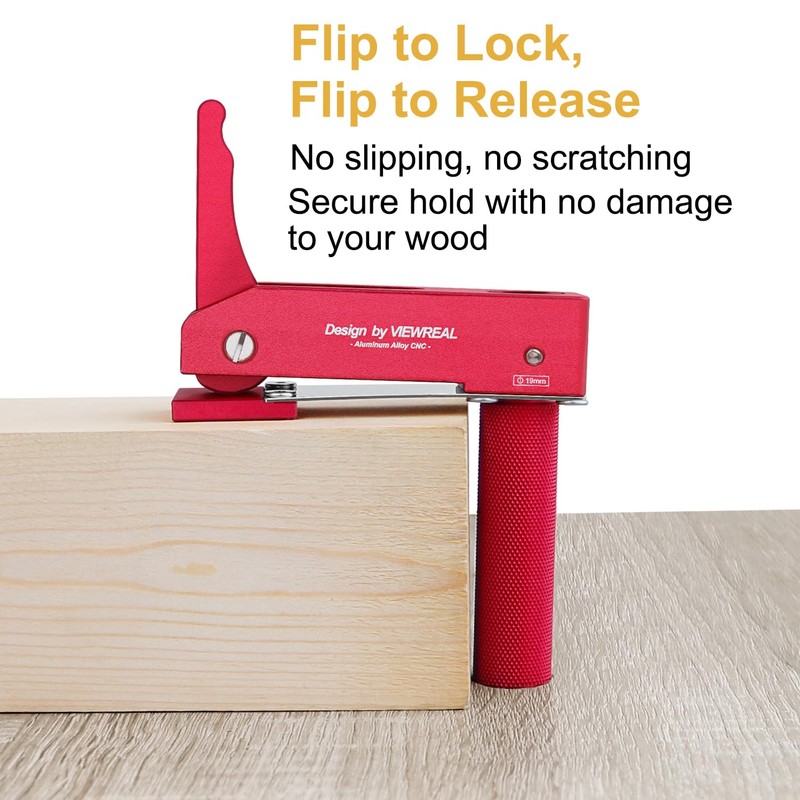 Bench Dog Clamp,3/4"(19mm) Bench Dog Hole Clamp for Woodworking, Adjustable