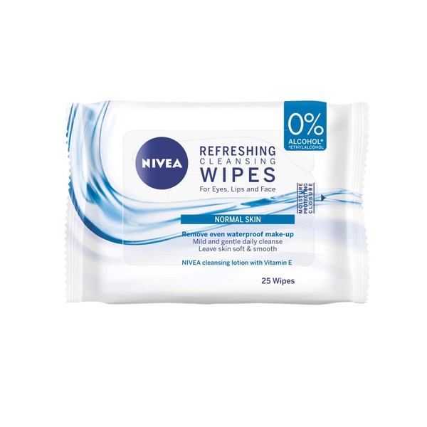 NIVEA 3 in 1 Refreshing Cleansing Wipes Pack of 6