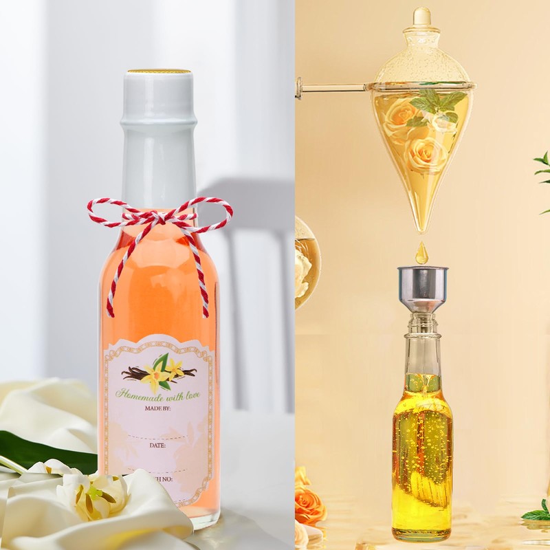 Clear Woozy 5oz Glass Bottles with Shrink Capsules - Set