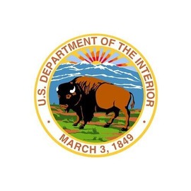PopArt Department of Interior Sticker Decal emblem insignia