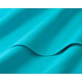 Fit-Flip Microfibre towel - compact, ultra lightweight & quick dry towel - the perfect gym, travel & beach towel - swimming towel for sports, camping & hiking (1x 40x80cm sky blue + 1 bag)