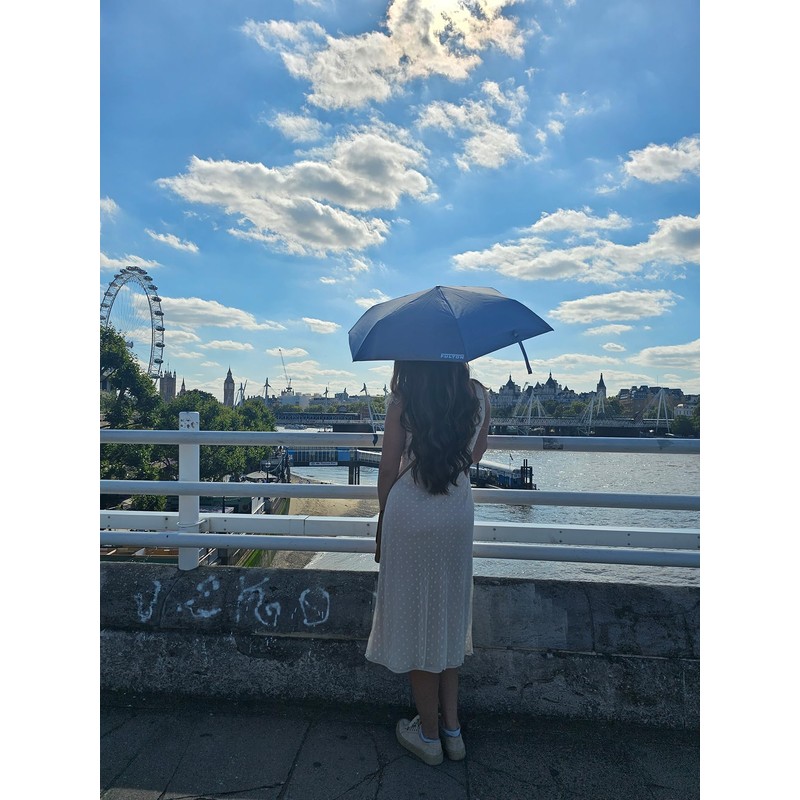 Fulton Parasoleil UV Blue Chambray