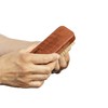 REMOS"Doctor's Hand Brush" with Natural bristles pear Wood