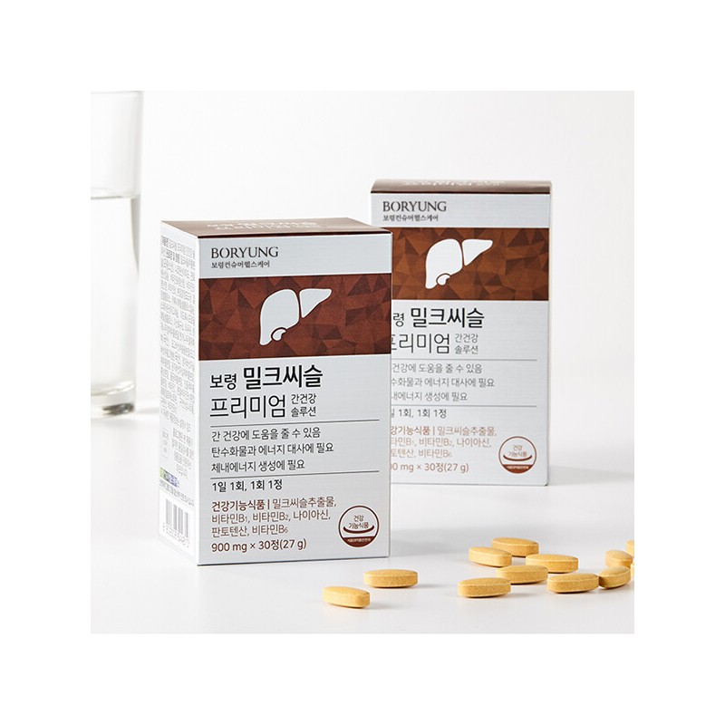 Boryeong (Boryeong Milk Thistle Premium Liver Health Solution 4 Boxes