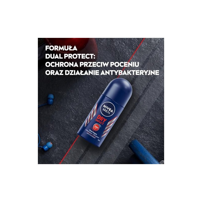 NIVEA MEN Dry Impact 72H Antiperspirant in Ball for Men