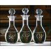 Stratford Chapel Glass Etched Chrismal Set, Set of 3, 7