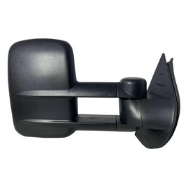 Passenger Right Side Door Towing Mirror Power and Heated with Signal Light on Glass Textured Back Cover For Chevy Silverado Sierra 1500 2500 3500HD from 2007 to 2013