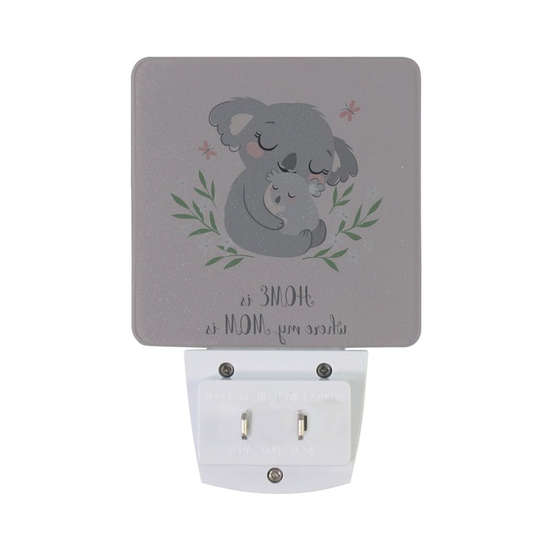 Plug-in Night Light Warm White LED Nightlight Cute Koala MOM