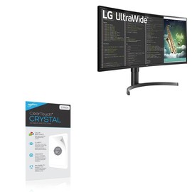BoxWave Screen Protector Compatible with LG 35 Curved Monitor (35WN75C) - ClearTouch Crystal (2-Pack), HD Film Skin - Shields from Scratches