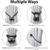 8 Packs Magnetic Curtain Tiebacks for Drapes, Decorative Drape Tie