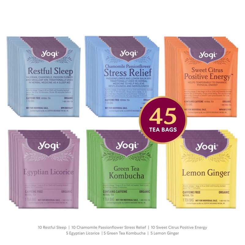 Yogi Canada Organic Tea Sampler Gift Box - Assorted Delicious