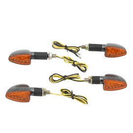 4PCS Motorcycle Turn Signal Light Front and Rear Waterproof Bright Light Universal Replacemen for Suzuki Type1