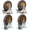 Ycvsad 5 inch Caster Wheels Heavy Duty casters Set of
