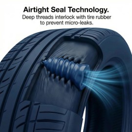 Screw in Tire Plugs, Emergency Quick Fix Leak Sealing Kit for Cars, Motorcycles & Bikes