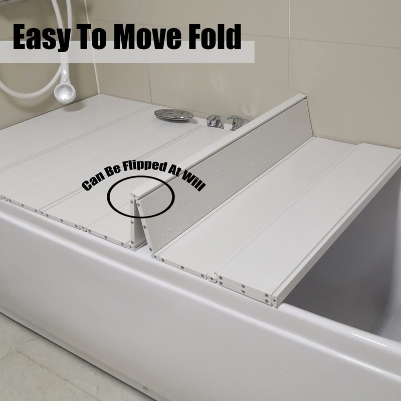 Bathtub Shelf Bath Cover Foldable PVC Weighing 40 kg, Waterproof