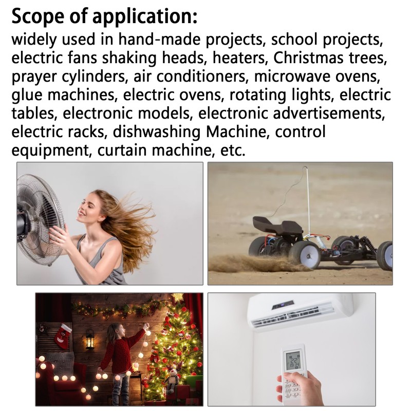 DC Motor JS‑520T Low Noise Light Weight Electric Engine for