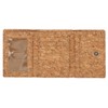 Gusti August Wallet Brown Leather Product Vegan, Natural cork, Retro