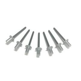 Metal Magery 100 Closed End Rivets Aluminum Body Steel Mandrel 6-2 3/16" x 1/8" (0.063-.125 Inch Grip Range) QTY: 100