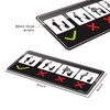Funny Bathroom Signs 2 Pack 4" x 8" Premium Acrylic