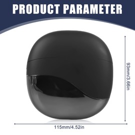 VEGOATY AI Translator Headphones Wireless Real-time Translation with 144 Languages, Bluetooth Voice Translator for Business & Travel, Test Winner in Translation Earbuds (Black)