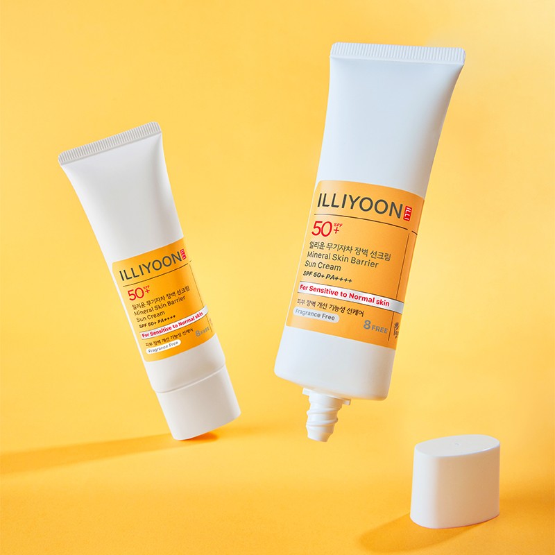 Illyoon [일리윤][2입] 무기자차 장벽 선크림 SPF50+/PA++++ [Illiyoon][2 Pack] Non-Chemical Barrier