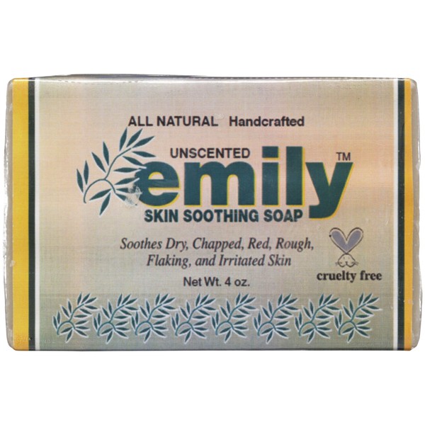 Emily, Skin Soothing Soap Unscented, 4 Ounce