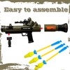 Toy Rocket Launcher, Rocket Gun with 3 Foam Rockets, Toy