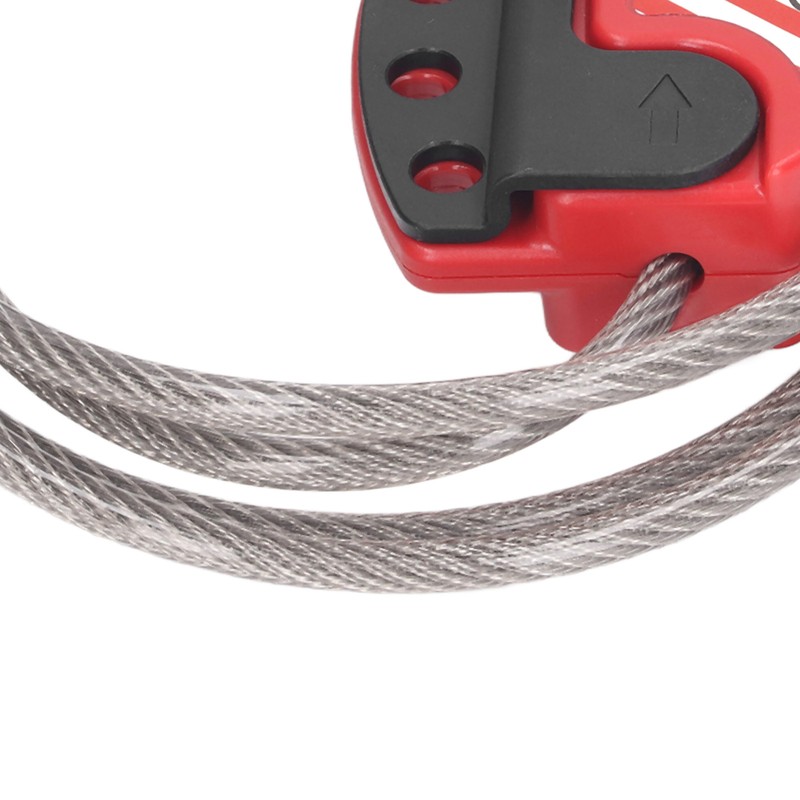 Tagout Cable Lock Adjustable Lockout Device Stainless Steel 4 Key