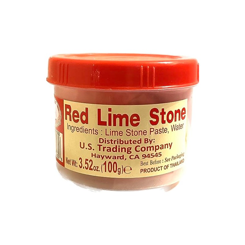 Red Lime Stone - Vôi Đỏ 3.52 oz (1 pack)