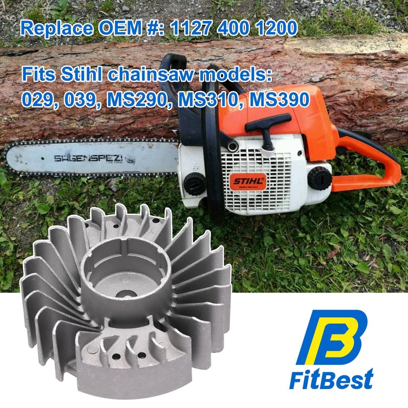 FitBest Volante de volante para motosierra Stihl 029, 039, MS290,