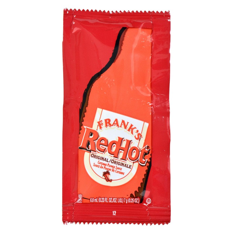Frank's RedHot Original Cayenne Pepper Sauce Packets, 200 count -