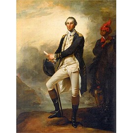 Portrait of George Washington and William 'Billy' Lee by John Trumbull