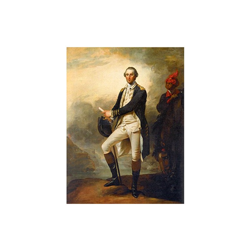 Portrait of George Washington and William 'Billy' Lee by John