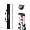 AdirPro 9 ft Aluminum Telescoping Grade Rod | Dual-Sided 5-Section