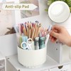 SKYDUE 360 Degree Rotating Desk Organizer, Dual-Purpose Pencil Pen Holder