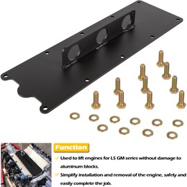 Bonbo Engine Hoist Lift Plate Perfectly Compatible with GM LSX LS1 Hoist Picker Crane 4.8 5.3 5.7 6.0 6.2 7.0 Gen III IV LQ4 LQ9 LS LS2 LS3 LS6 LM7 LR4 L59 L33 L96 L76