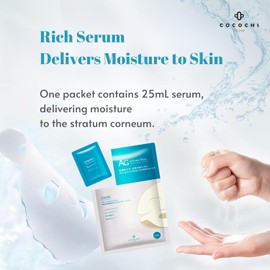 AG Ultimate Face Sheet Mask – Antiglycation Facial Mask with Deep Ocean Water Extract (5 pcs) – Hydrating, Moisturizing & Conditioning Mask for Dry Skin – Sensitive Skin Friendly and Repairing