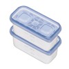 Ziploc Rectangular Storage Container, 10.1 fl oz (300 ml) x