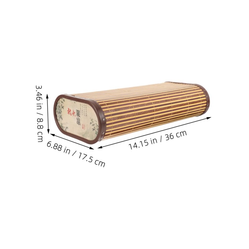 Ciieeo 2pcs Summer Pillow Hollow Bamboo Pillow Sauna Headrest Cooling