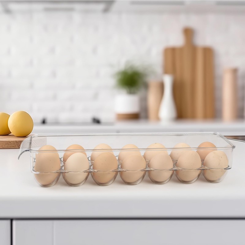 Egg Container for Fridge, Egg Holder, Egg Box, Egg Storage
