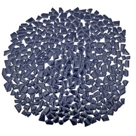 1.1LB Irregular Ceramics Mosaic Tiles, Mosaic Pieces Stones for DIY Mosaic Making Craft Hobby Arts Home Wall Decoration (Deep Blue)