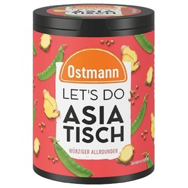 Ostmann Spices - Let's Do Asian | Spice Preparation for Wok Dishes or Ramen | Spicy Allrounder with Coriander and Lemongrass | 75 g in Recyclable Metal Tin