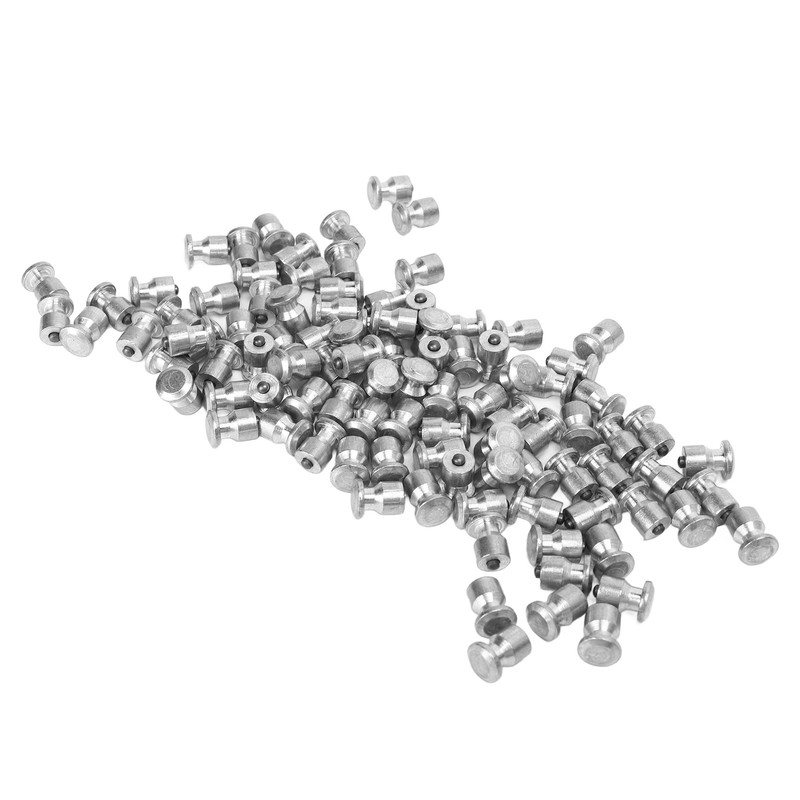 100Pcs Tire Stud High Strength Antiskid Spike Screw Carbide Set