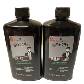 Lot of 2 Got2b Phenomenal Thickening Shampoo Mens 16.9 oz Schwarzkopf