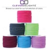 CleverDelights 2mm (1/16") Elastic Cord - Plum - 30 Feet