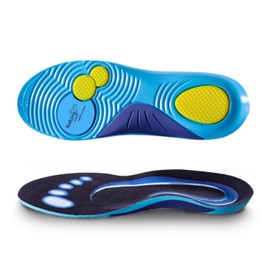 [Sumiru Shop] Insole, Tireless, Posture Correction, Standing Work, Shock Absorption, Sports, Flat Feet, Arch Support, Adjustable Size (1. Blue, 10.0 - 10.4 inches (25.5 - 26.5 cm)