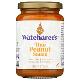 WATCHAREES SAUCE THAI PEANUT 12.8 OZ